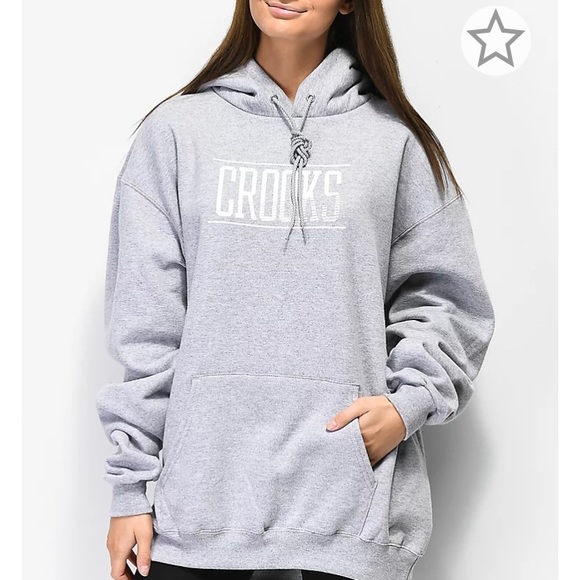 Crooks and Castles heather grey hoodie - Picture 5 of 5